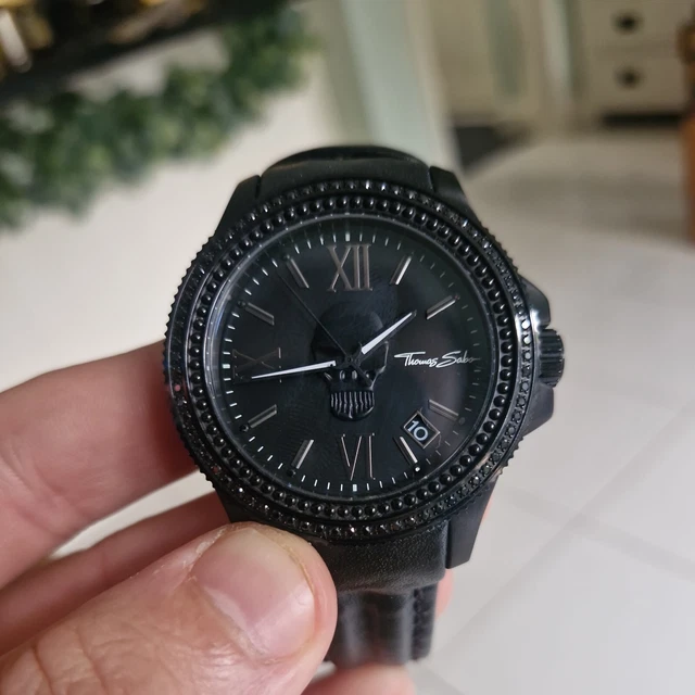 THOMAS SABO REBEL At Heart Mens Black Dragon Water Resistant Watch W A 0230 104.99 PicClick UK